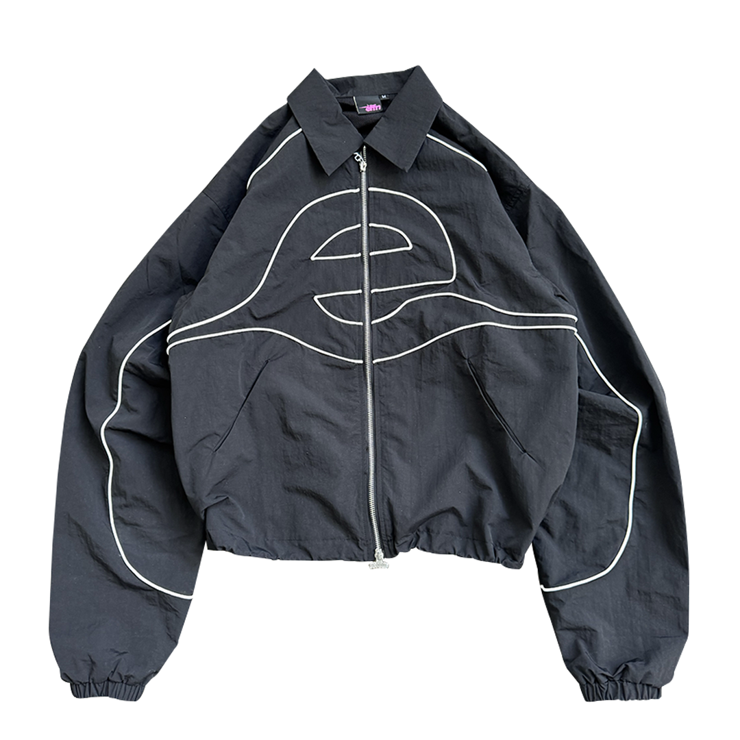 Curbside Track Jacket - Black - Effn Clothing