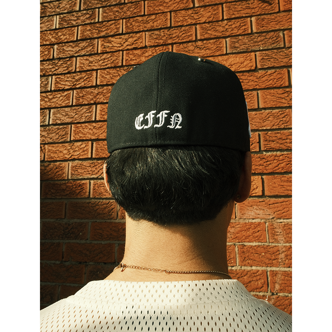 EFFN/Y Fitted Hat - Black - Effn Clothing