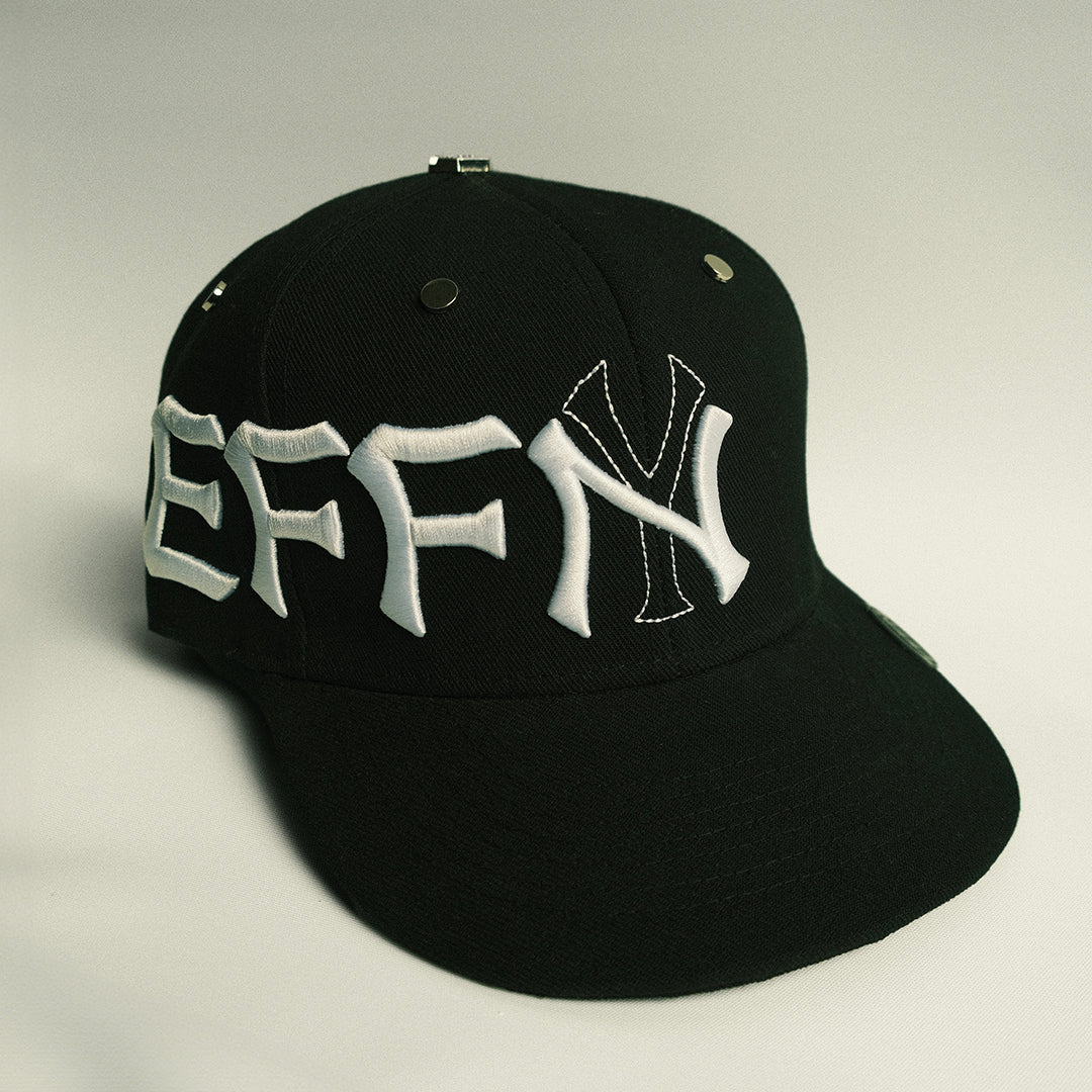 EFFN/Y Fitted Hat - Black - Effn Clothing