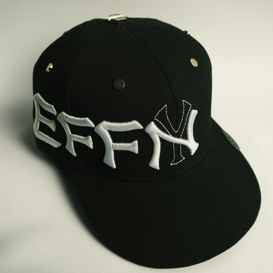 EFFN/Y Fitted Hat - Black - Effn Clothing