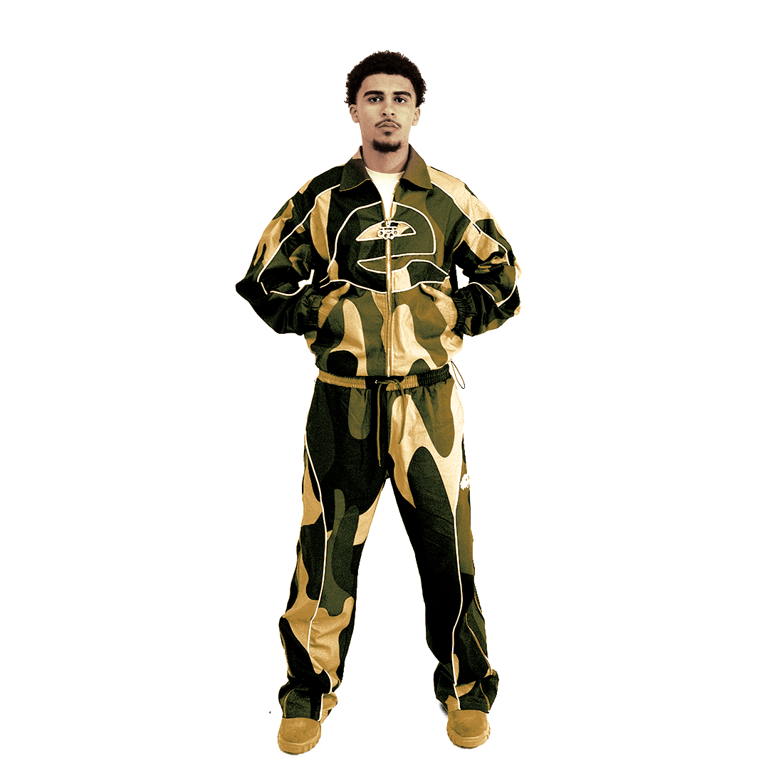 Curbside Track Jacket - Camo - Effn Clothing