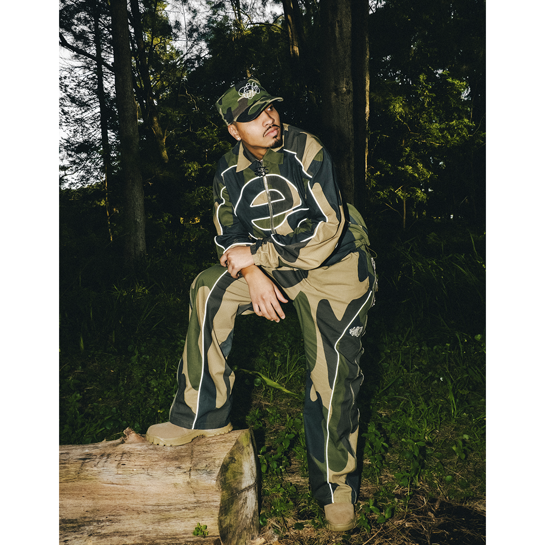 Curbside Track Jacket - Camo - Effn Clothing