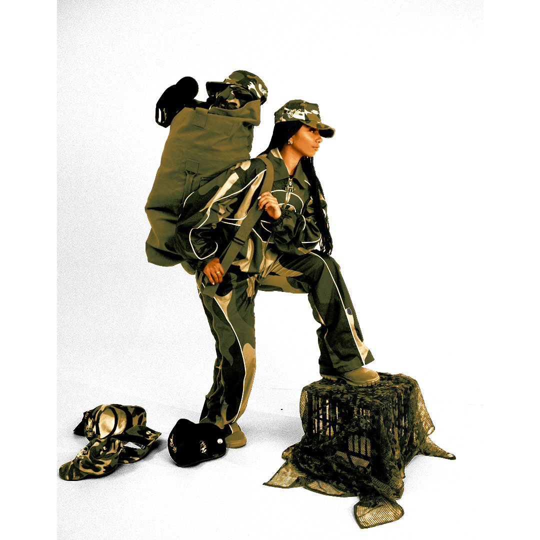 Curbside Track Pant - Camo - Effn Clothing