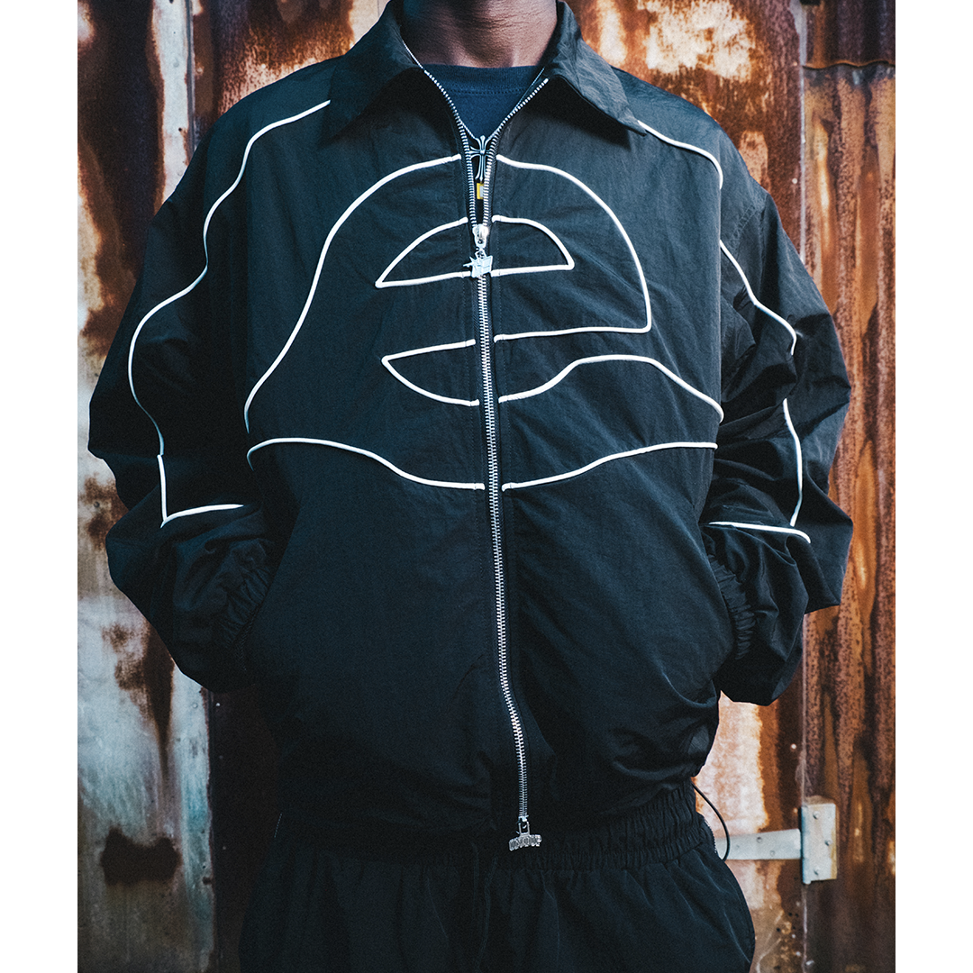Curbside Track Jacket - Black - Effn Clothing