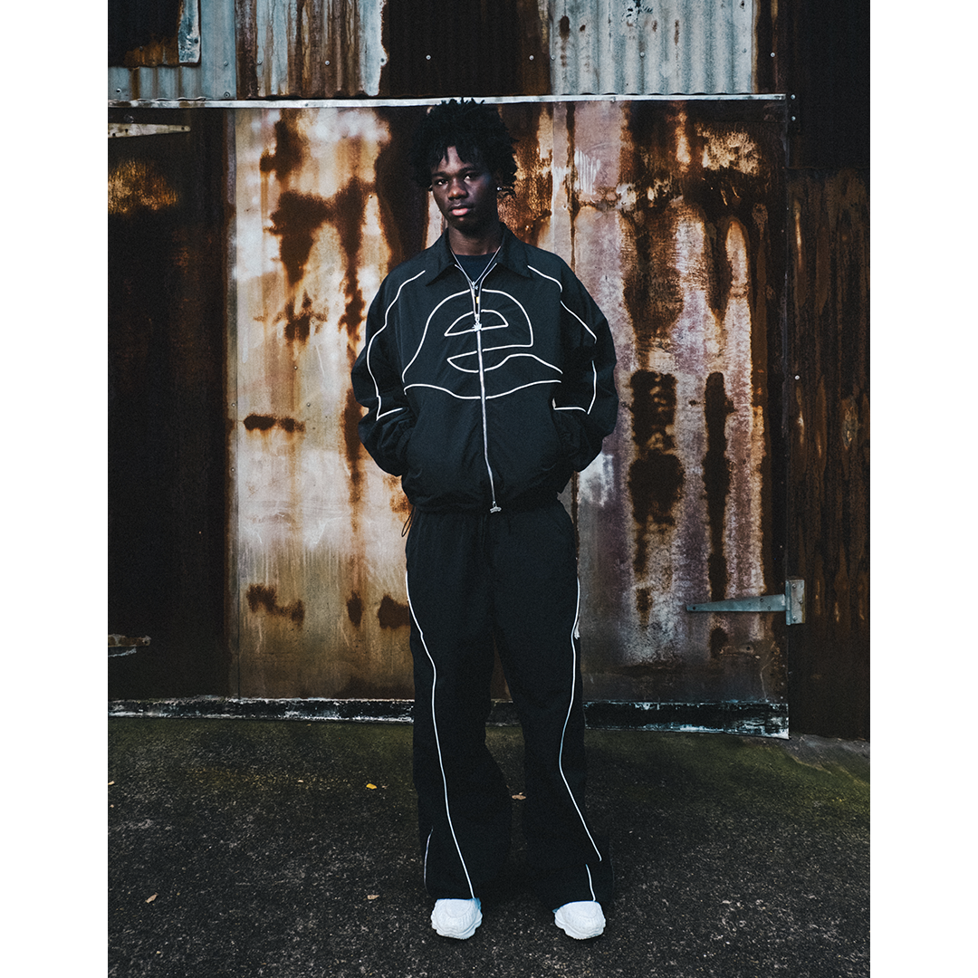 Curbside Track Jacket - Black - Effn Clothing