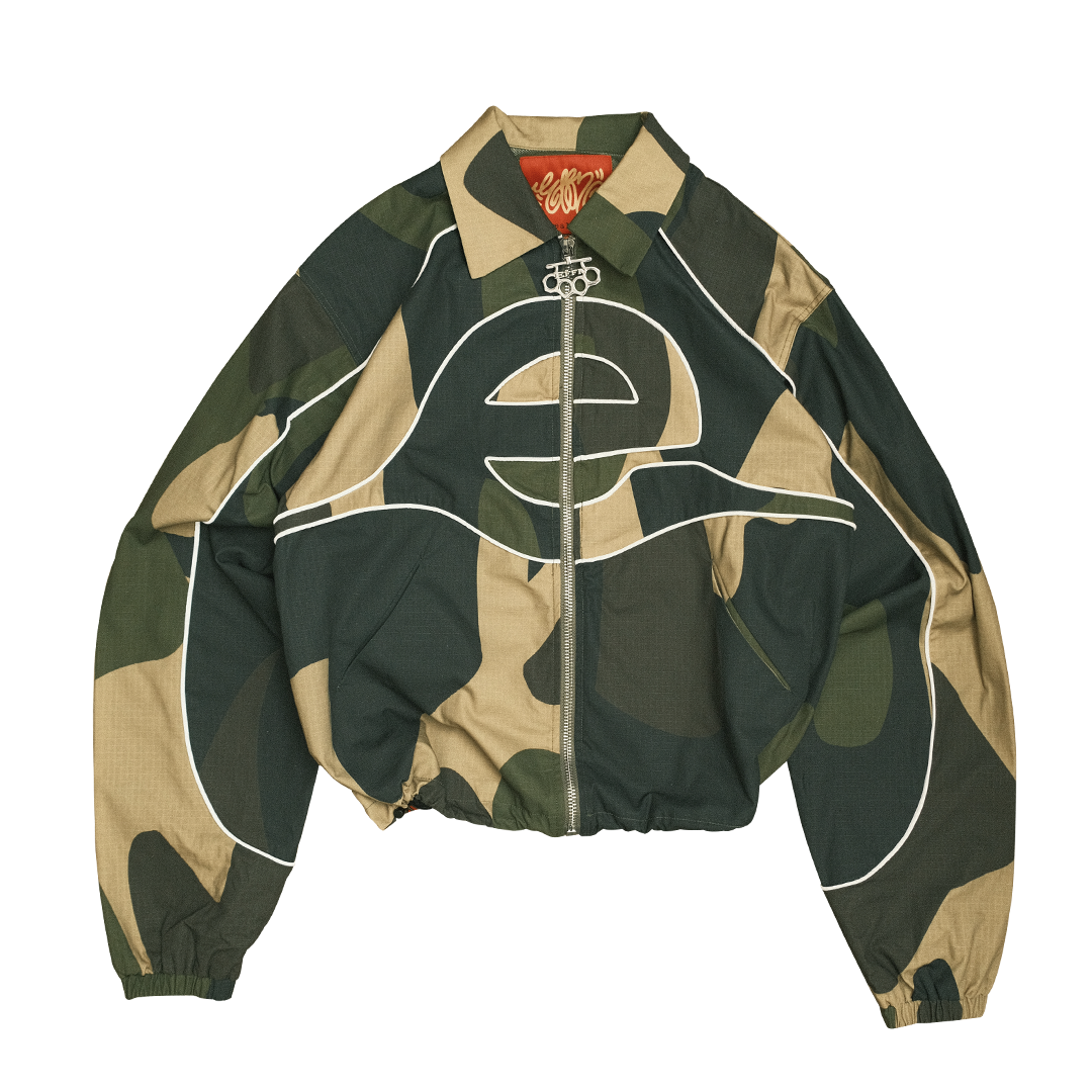 Curbside Track Jacket - Camo - Effn Clothing
