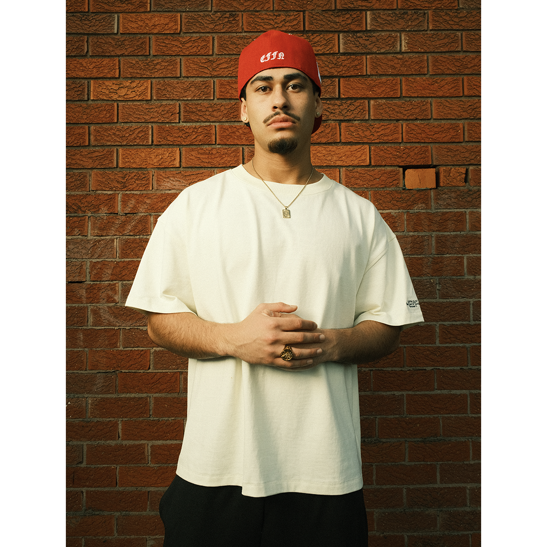 Everyday Plain Tee - Cream - Effn Clothing