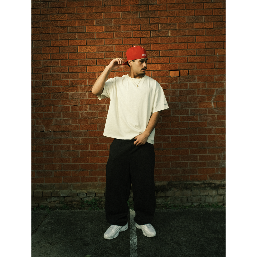 Everyday Plain Tee - Cream - Effn Clothing