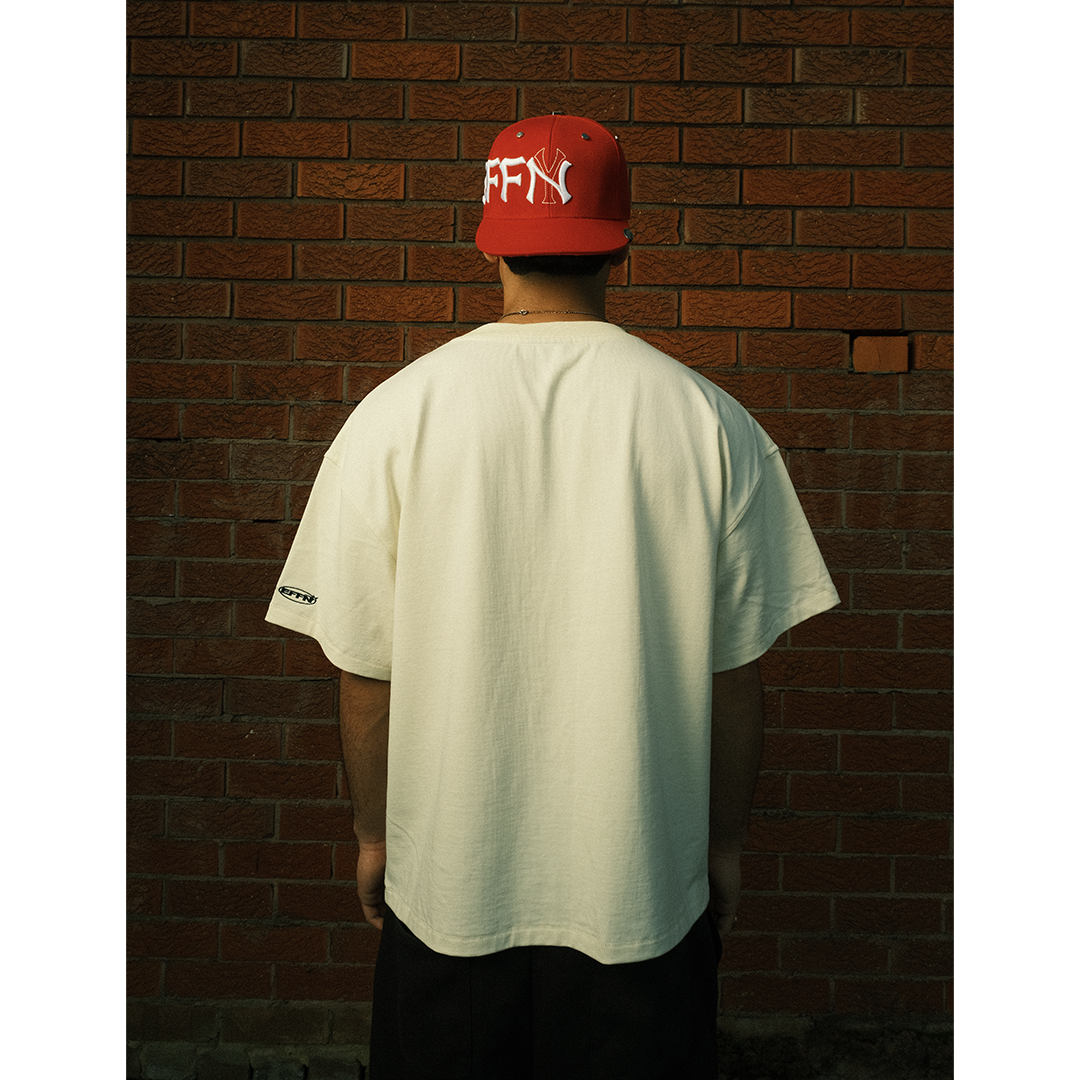 Everyday Plain Tee - Cream - Effn Clothing