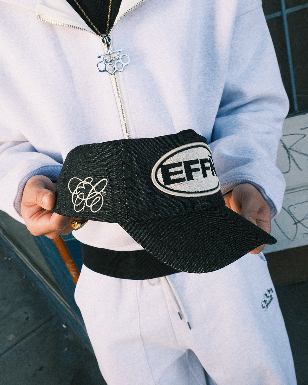 Dog Ear Cap - Denim - Effn Clothing