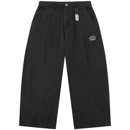 Big Boy Pants - Vintage Black - Effn Clothing