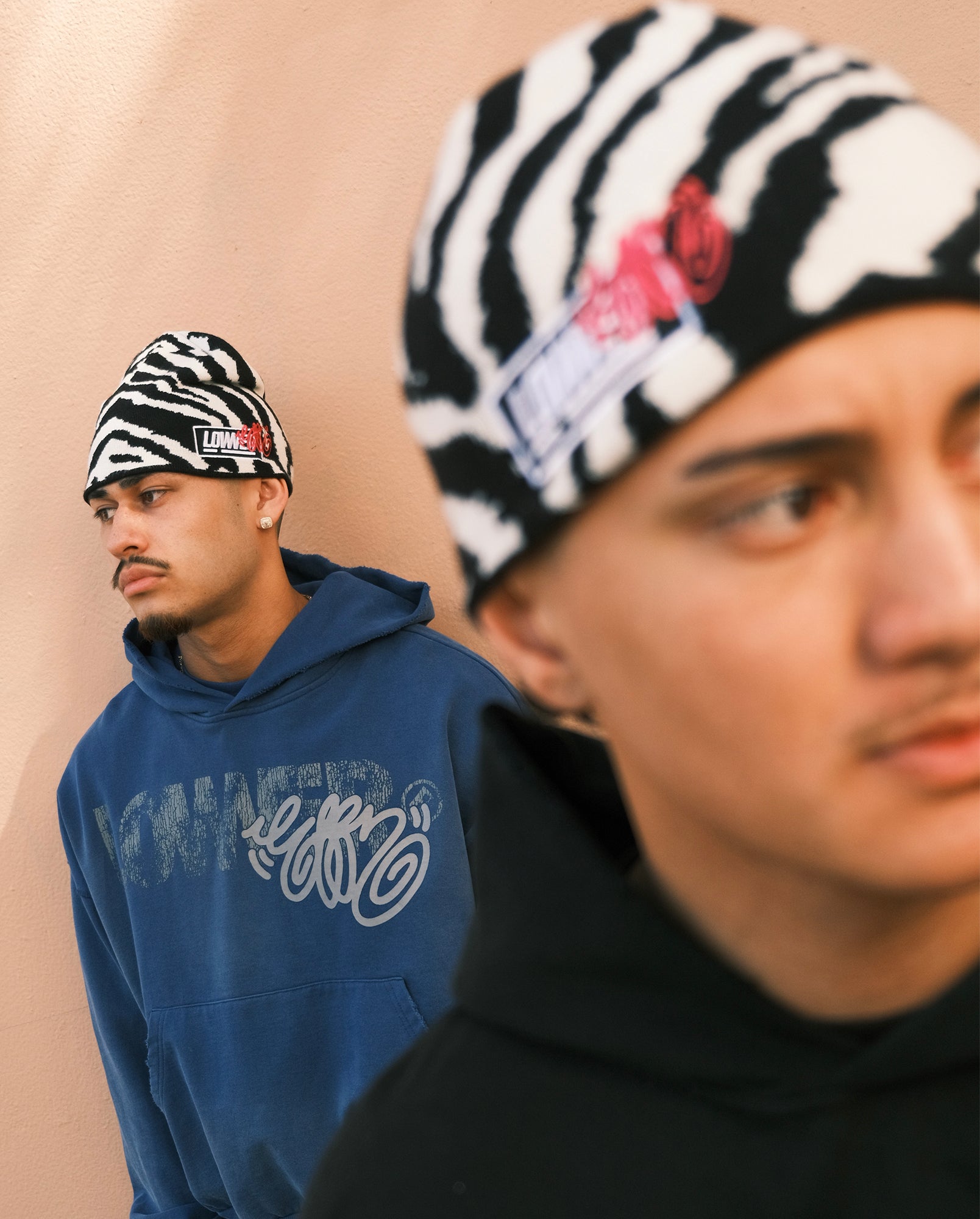 Effn x Lower Beanie - Zebra - Effn Clothing