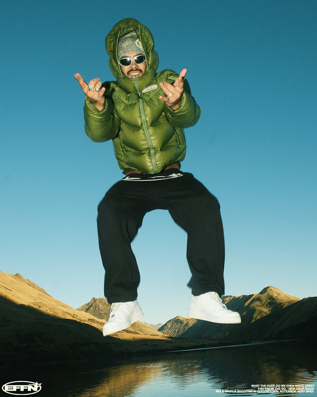 EFFN PUFFA - Kākāriki - Effn Clothing