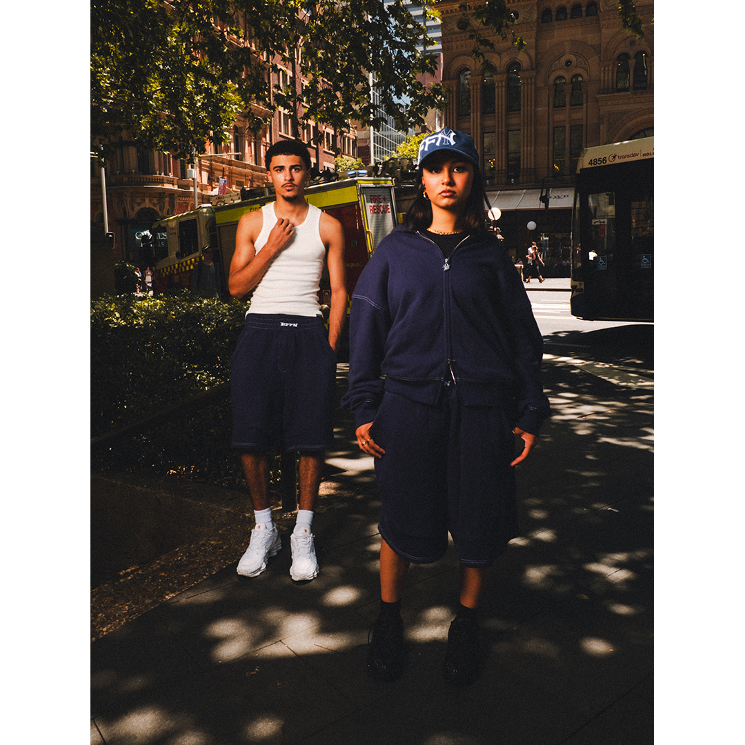 Everyday Punch Shorts - Navy - Effn Clothing