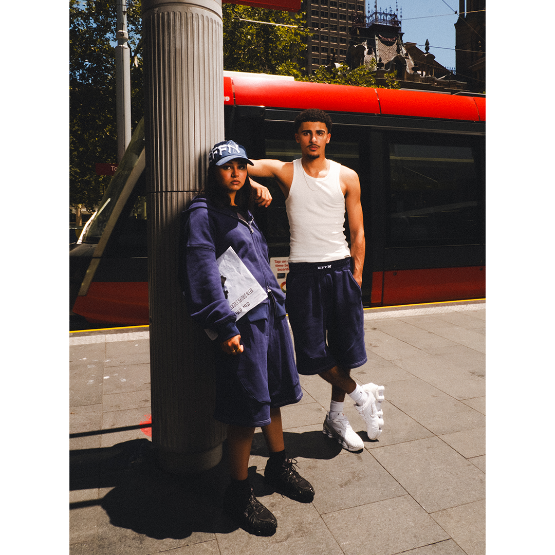 Everyday Punch Shorts - Navy - Effn Clothing