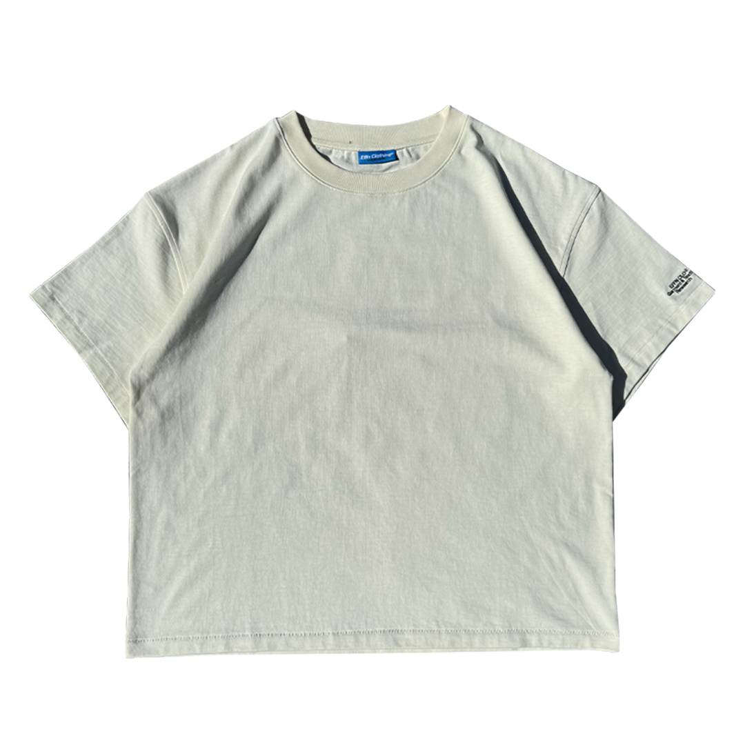 Everyday Plain Tee - Cream - Effn Clothing