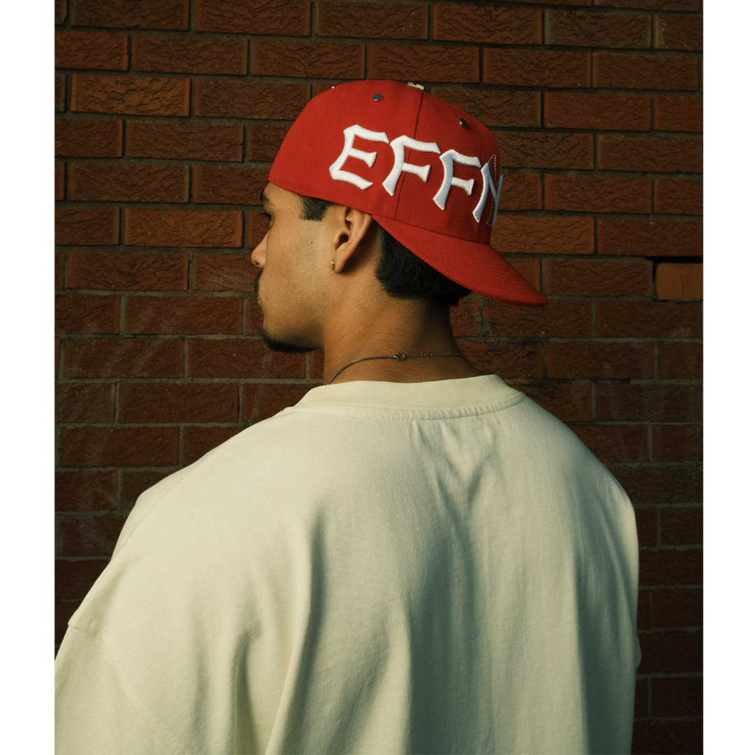 EFFN/Y Fitted Hat - Red - Effn Clothing