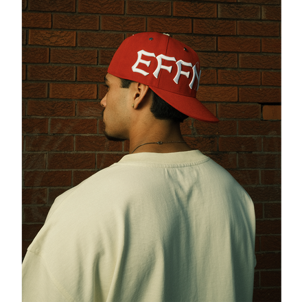 EFFN/Y Fitted Hat - Red - Effn Clothing