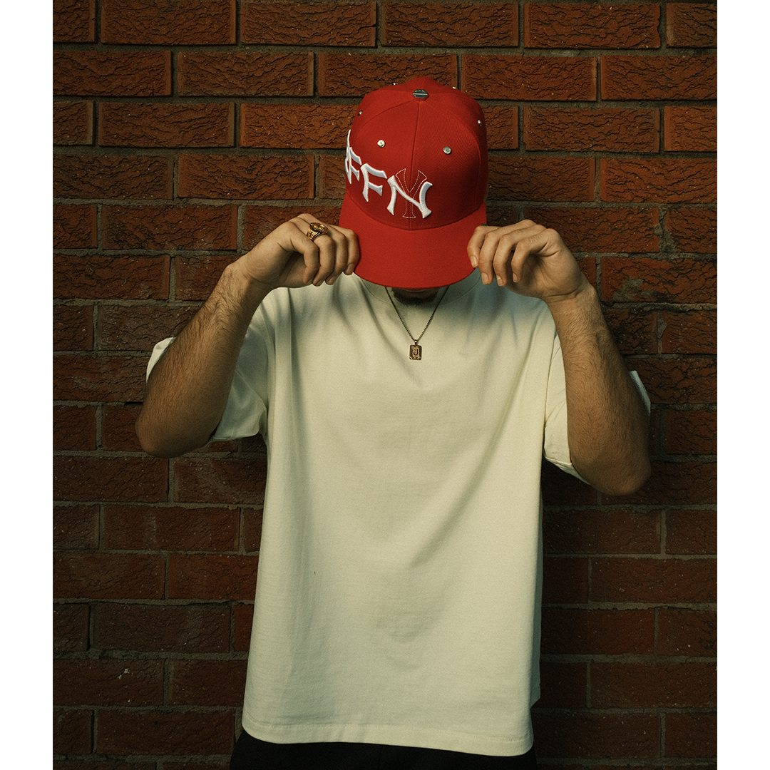 EFFN/Y Fitted Hat - Red - Effn Clothing